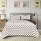 Lux Decor Collection 3-Piece Zipper Closure Duvet Cover Set With Matching Pillow Shams
